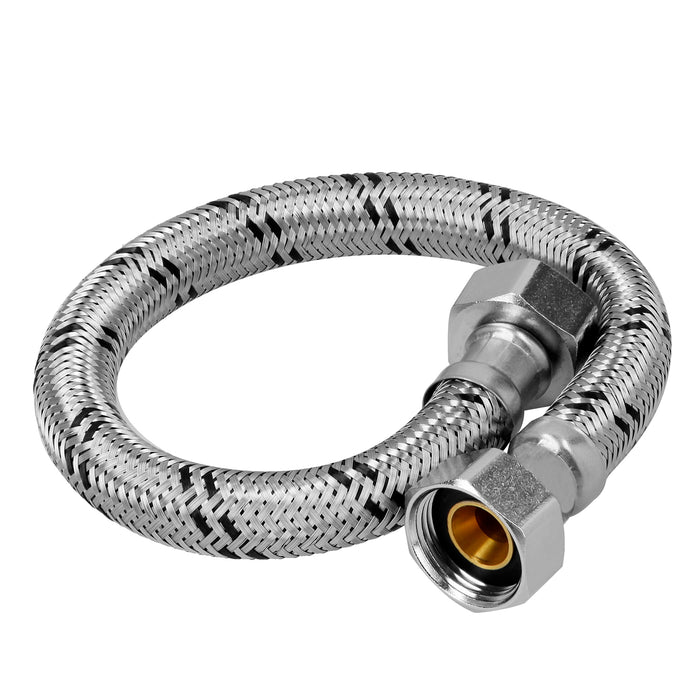 Manguera para boiler, acero inox. 3/4'H x 3/4'H, 40 cm