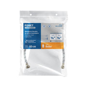Manguera para boiler, acero inox. 3/4'H x 3/4'M, 60 cm