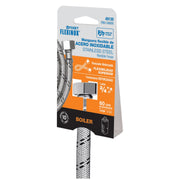 Manguera para boiler, acero inox. 3/4'H x 3/4'H, 60 cm