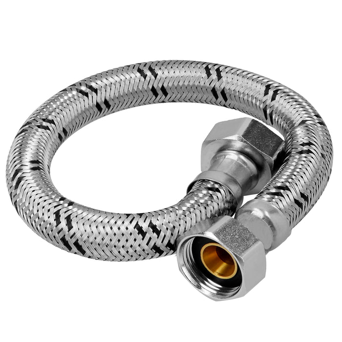 Manguera para boiler, acero inox. 3/4'H x 3/4'H, 80 cm