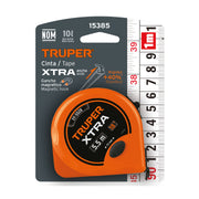 Flexómetro XTRA 6 m cinta extra ancha 28 mm, TRUPER