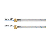 Manguera para gas, aluminio, 3/8' flare, 60 cm, FOSET