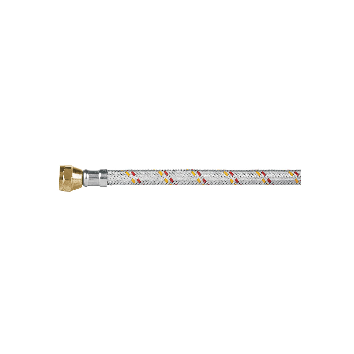 Manguera para gas, aluminio, 3/8' flare, 100 cm, FOSET BASIC