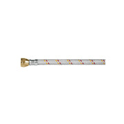 Manguera para gas, aluminio, 3/8' flare, 100 cm, FOSET BASIC