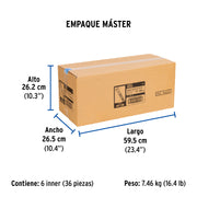 Manguera para gas, aluminio, 3/8' flare , 100 cm, FOSET
