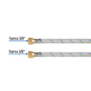 Manguera para gas, aluminio, 3/8' flare, 150 cm, FOSET