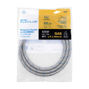 Manguera para gas, aluminio, 3/8' flare, 200 cm, FOSET