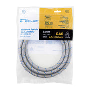 Manguera para gas, aluminio, 3/8' flare, 300 cm, FOSET