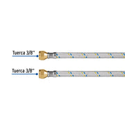 Manguera para gas, aluminio, 3/8' flare, 500 cm, FOSET