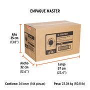 Flexómetro contra impactos 3 m cinta 13 mm grad. métrica