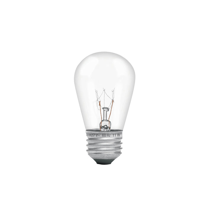 Lámpara incandescente S14 11 W luz cálida, VOLTECK