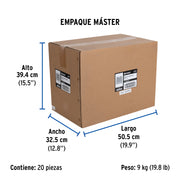 Juego de 2 filtros de aluminio para campana CAME-50