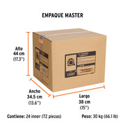 Flexómetro industrial contra impactos 5.5 m cinta 25 mm