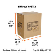 Flexómetro industrial contra impactos 8 m cinta 25 mm