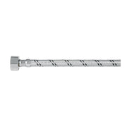 Manguera lavabo/fregadero, acero inox, 1/2' x 1/2', 40 cm
