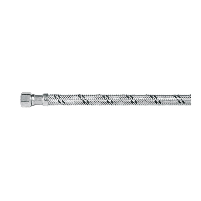 Manguera lavabo/fregadero, acero inox, 1/2' x 3/8', 40 cm