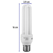 Lámpara doble T4 13 W luz cálida en caja, VOLTECK