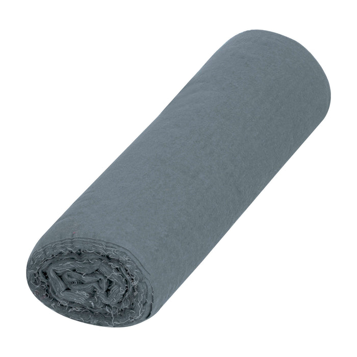 Rollo de 25 m de franela gris de algodón, KLINTEK