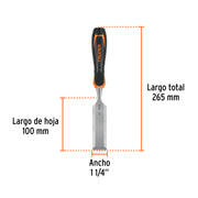 Formón 1-1/4' mango Comfort Grip, TRUPER