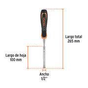 Formón 1/2' mango Comfort Grip, TRUPER