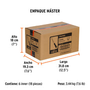 Formón 1/4' mango Comfort Grip, TRUPER