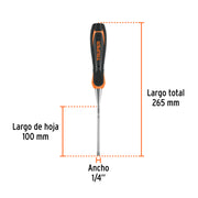 Formón 1/4' mango Comfort Grip, TRUPER