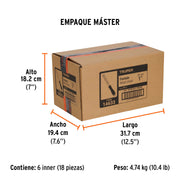 Formón 1' mango Comfort Grip, TRUPER