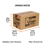 Formón 3/8' mango Comfort Grip, TRUPER