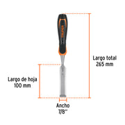 Formón 7/8' mango Comfort Grip, TRUPER