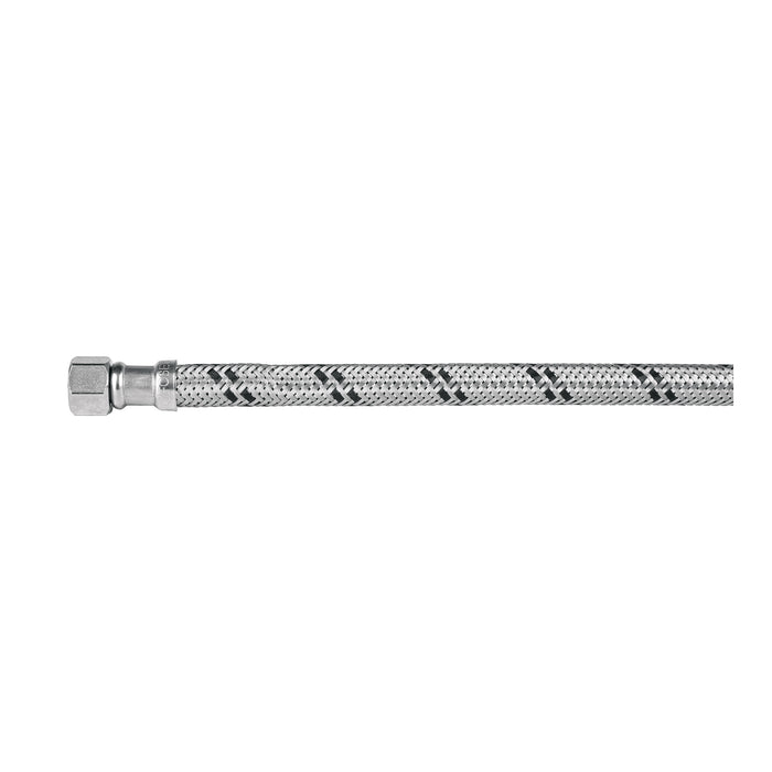 Manguera 'T' lavabo/fregadero,acero inox,3/8'x1/2'x1/2',55cm