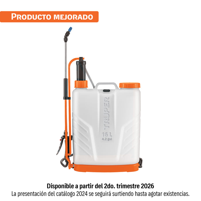 Fumigador de 16 L manual de mochila, TRUPER