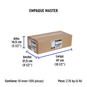 Fusible 30 A, reforzado, blíster, VOLTECK
