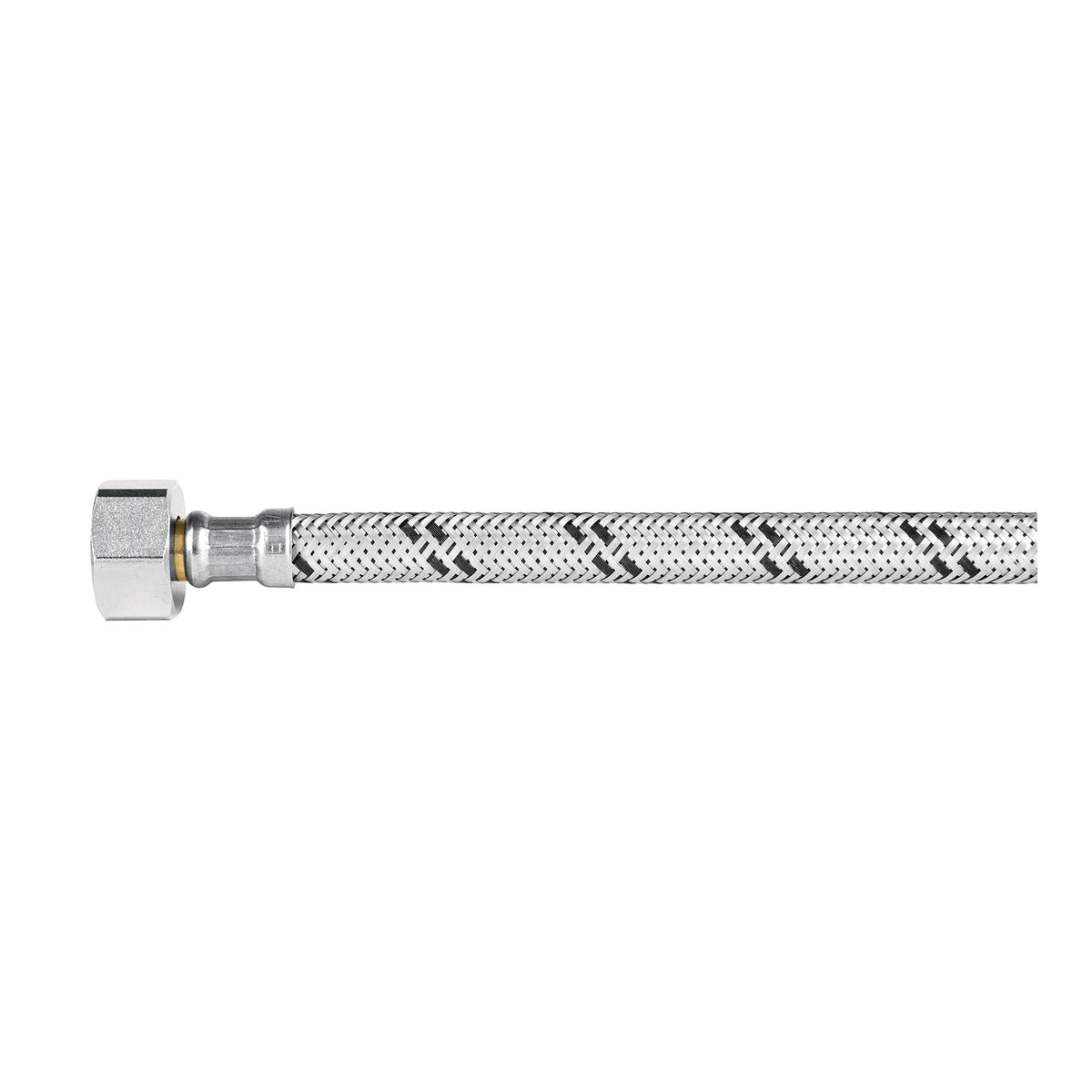 Manguera p/WC, acero inox, 1/2'x7/8', 35 cm