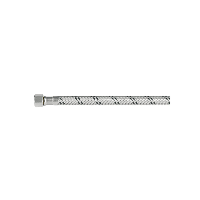Manguera p/WC, acero inox, 3/8'x7/8', 40cm, latón/latón
