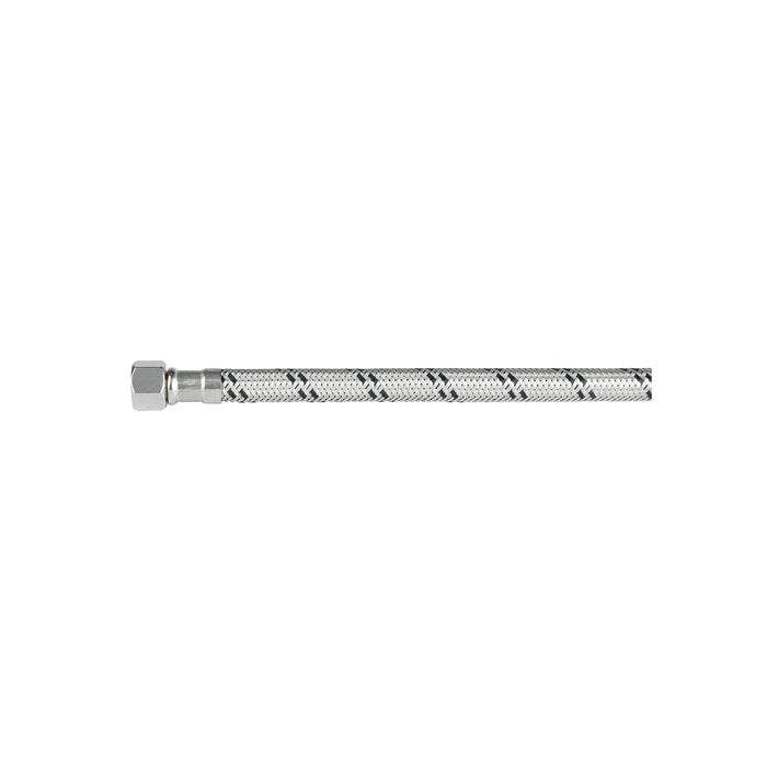 Manguera p/WC, acero inox, 3/8'x7/8', 40cm, latón/latón