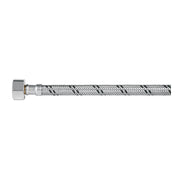 Manguera p/WC, acero inox, 1/2'x7/8', 35 cm, plástico/latón