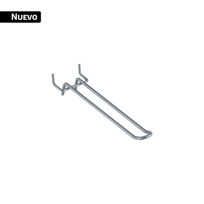 Gancho doble de 6' para perfocel y panel ranurado, TRUPER