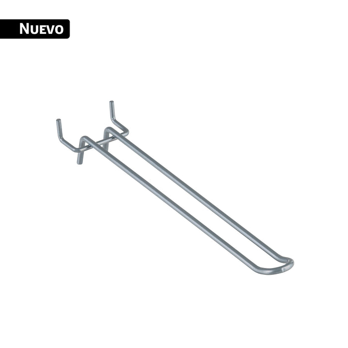 Gancho doble de 8' para perfocel y panel ranurado, TRUPER