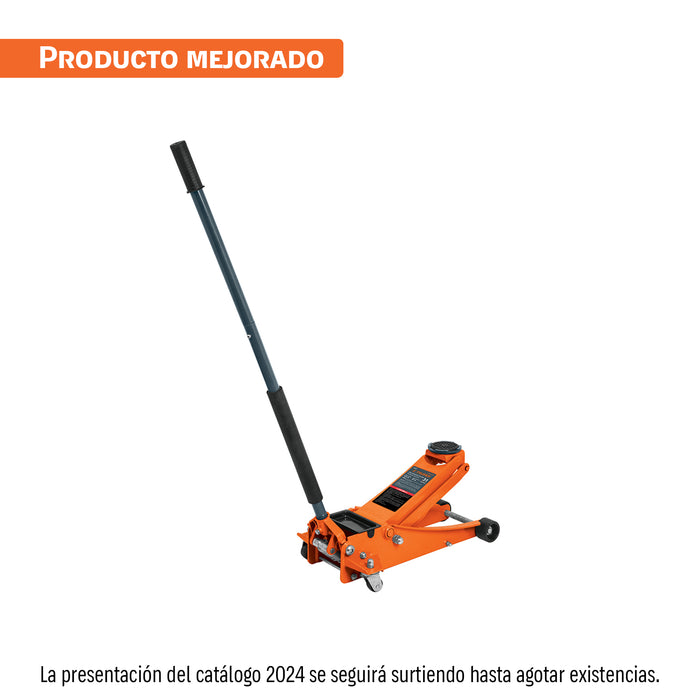 Gato hidráulico profesional de patín, 3t, elevación rápida