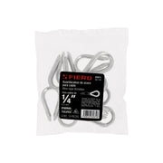 Bolsa con 10 guardacabos para cable de acero de 1/4', FIERO