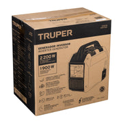 Generador silencioso inverter 2.2kW, 80 cc, encendido manual