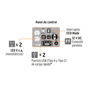 Generador silencioso inverter 2.2kW, 80 cc, enc. electrónico