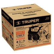 Generador portátil 2.5 kW motor a gasolina, TRUPER