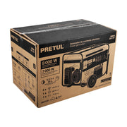 Generador portátil 7 kW motor a gasolina, PRETUL