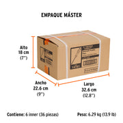 Desarmador plano de golpe 1/4' x 6', TRUPER EXPERT