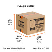 Desarmador de cruz de golpe 3/16' x 3', TRUPER EXPERT