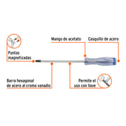 Desarmador de cruz de golpe 3/8' x 10', TRUPER EXPERT