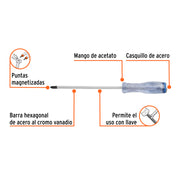 Desarmador de cruz de golpe 5/16' x 8', TRUPER EXPERT