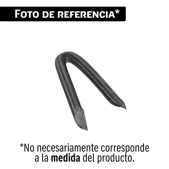 Bolsa con 1 kg de grapas 1' negras p/alambre de púas, FIERO