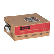 Caja con 10 kg de grapas 1' negras p/alambre de púas, FIERO